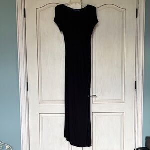 T-shirt Black Maxi Dress